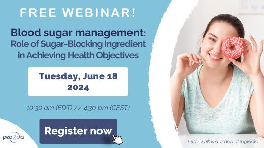 webinar Role of Sugar-Blocking Ingredient in Achieving Health Objectives